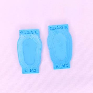 Пластини для притискання шкіри для Qbaby 2.6см, Ботики М2 QB2.6-P-М2-VKR фото