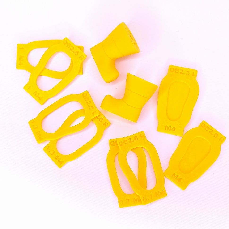 Пластины для прижатия кожи для Qbaby 2.6см, Ботики M4 QB2.6-P-KV фото